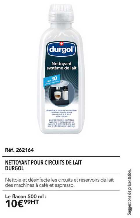 nettoyant pour circuits de lait durgol