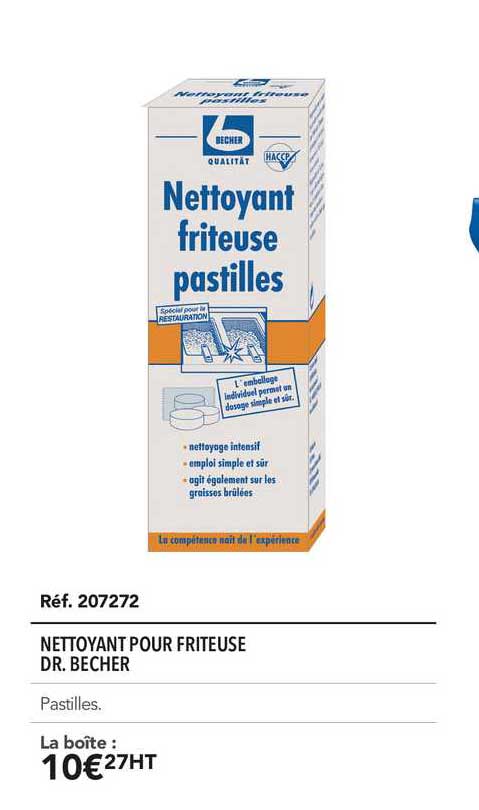nettoyant pour friteuse dr. becher