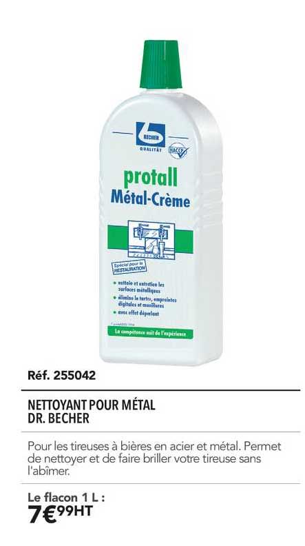 nettoyant pour métal dr. becher