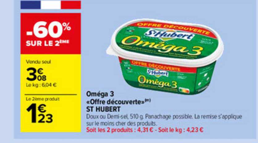 oméga 3 "offre découverte" st hubert
