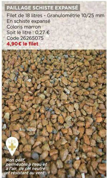 paillage schiste expansé