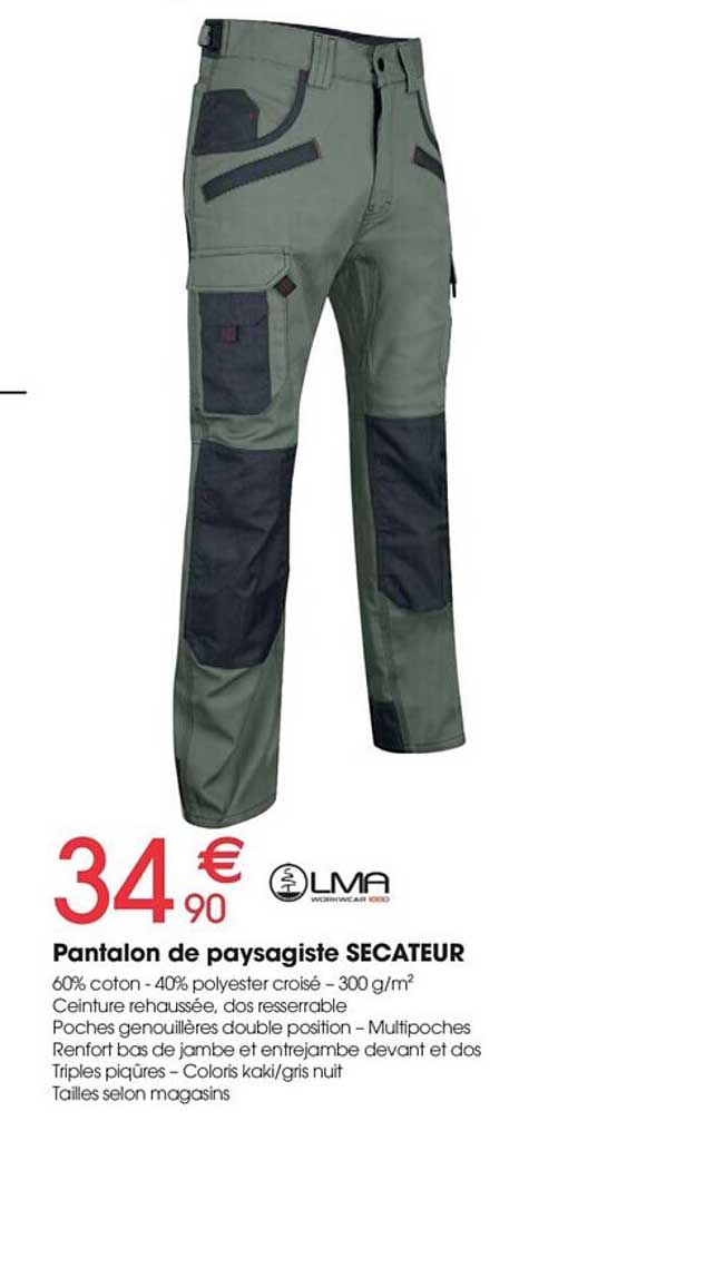 Pantalon De Paysagiste Secateur