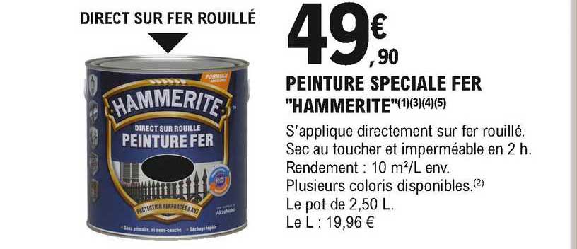 Peinture Speciale Fer "hammerite"