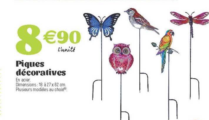 piques décoratives