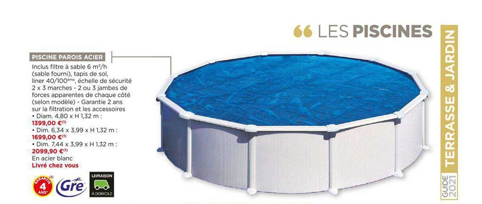 piscine parois acier