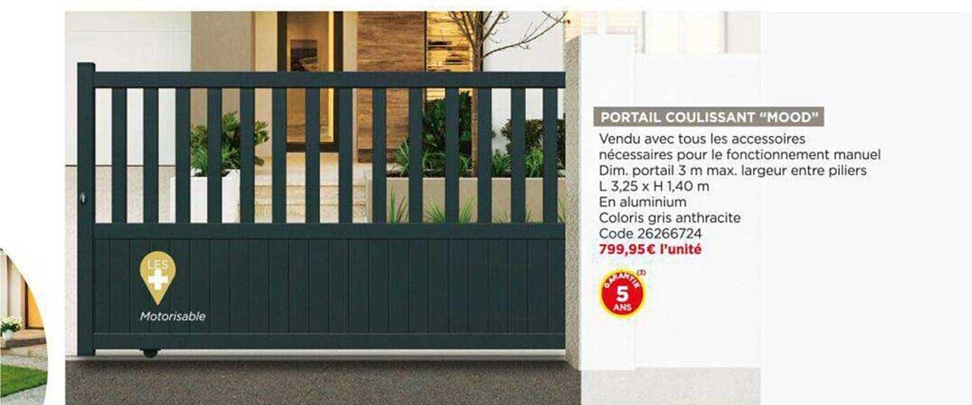 portail coulissant "mood"