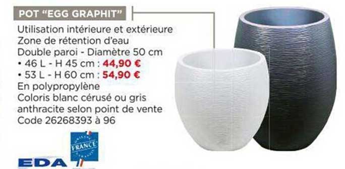 pot "egg graphit" eda