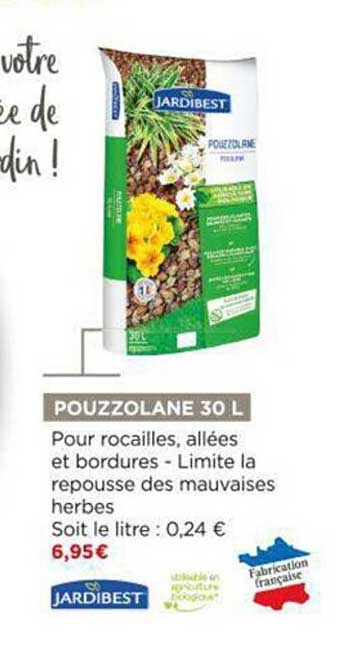 pouzzolane 30 l jardibest