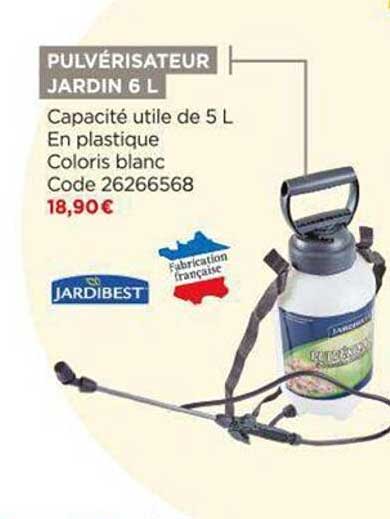 pulvérisateur jardin 6l jardibest