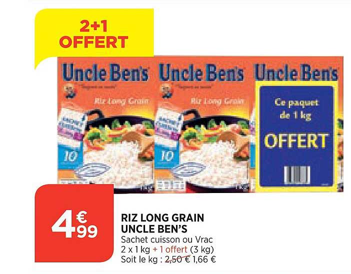 riz long grain uncle ben's