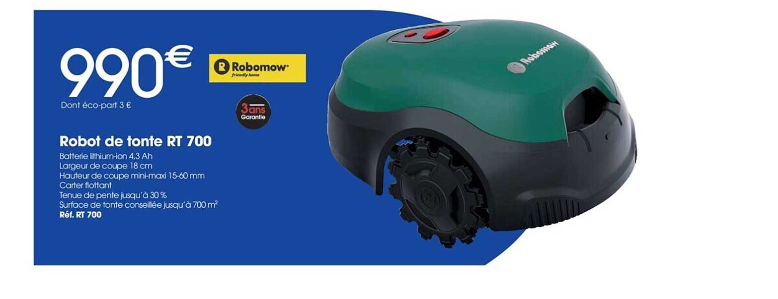 robot de tonte rt 700 robomow