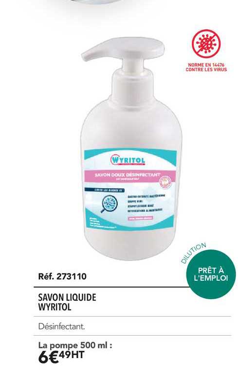 Savon Liquide Wyritol