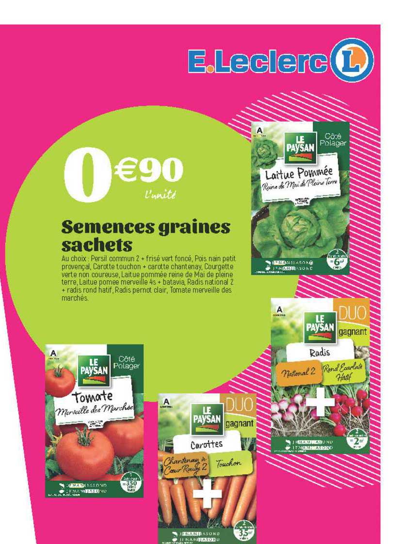semence graines sachets