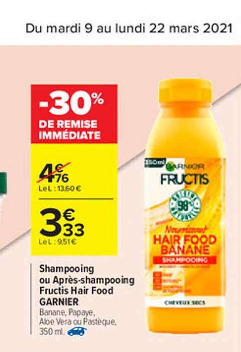 shampooing ou après-shampooing garnier