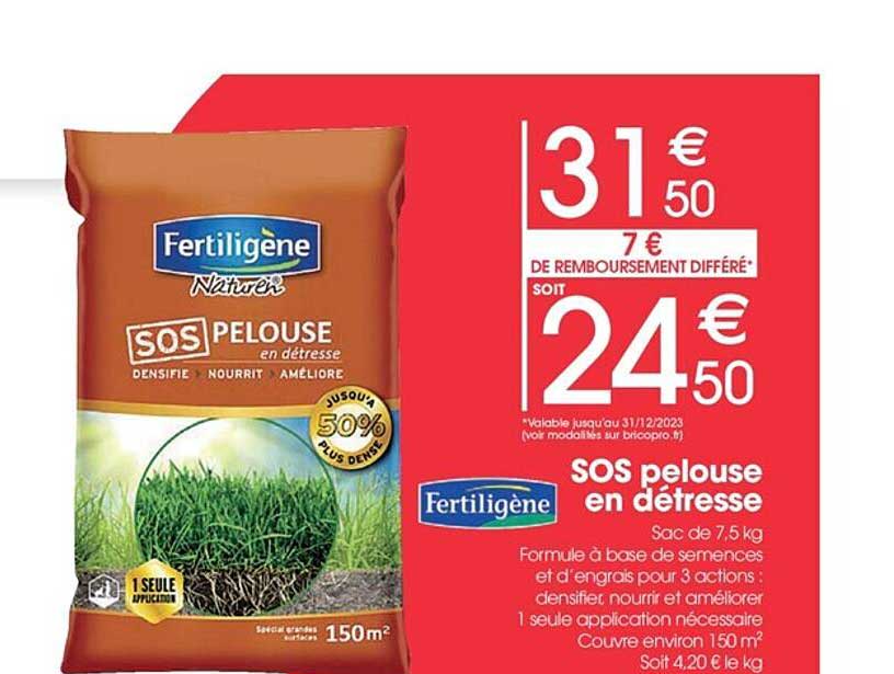 sos pelouse en détresse fertiligène