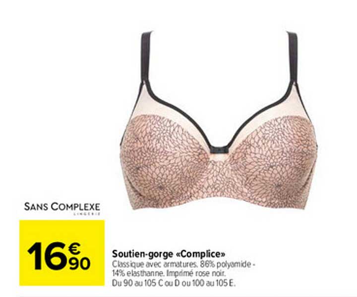 soutien-gorge "complice" sans complexe