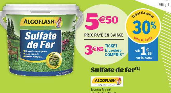 sulfate de fer algoflash