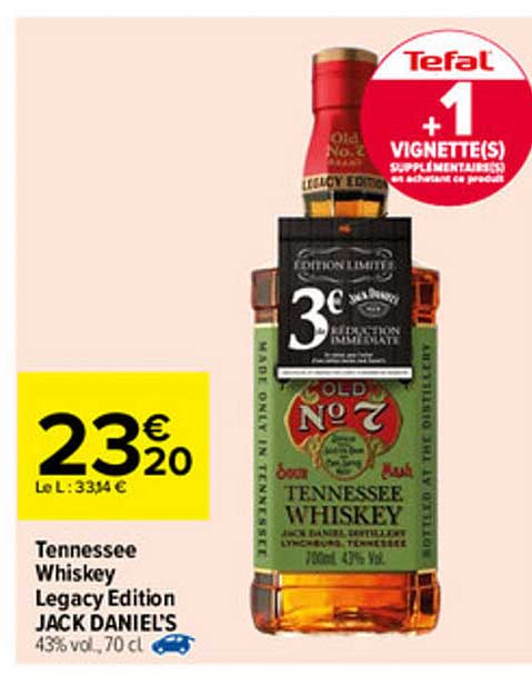tennessee whiskey legacy edition jack daniel's