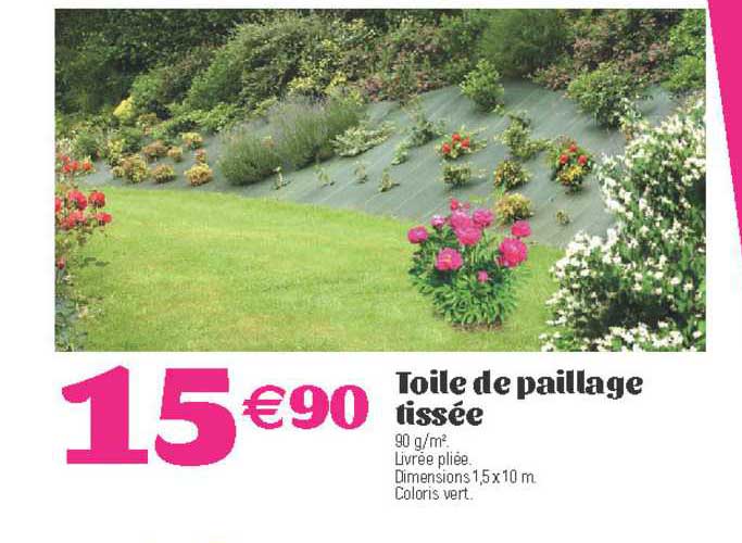 Toile De Paillage Tissée