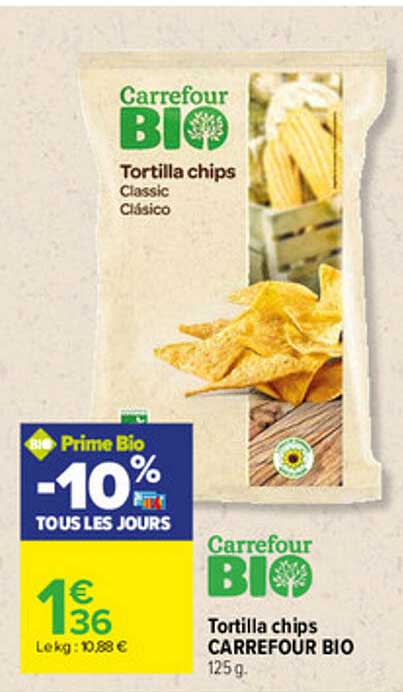 Tortilla Chips Carrefour Bio