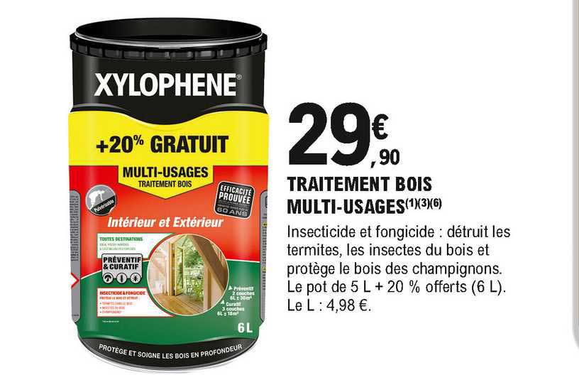 traitement bois multi-usages