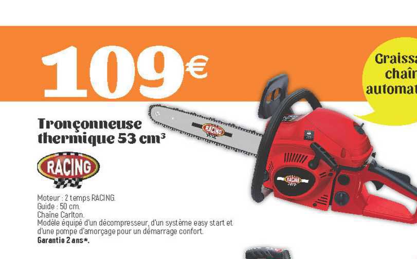 tronçonneuse thermique 53 cm3