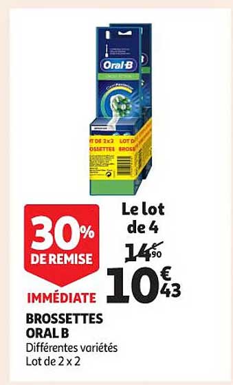 brossettes oral b
