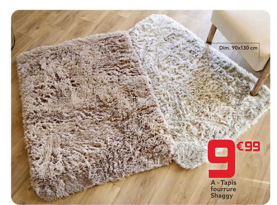 tapis fourrure shaggy