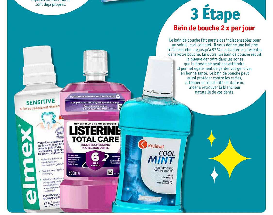 bain de bouche 2 x par jour