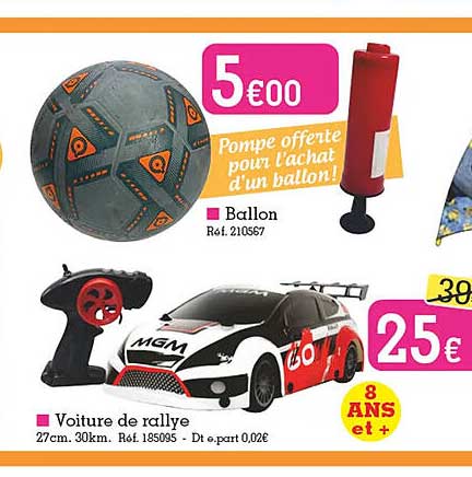 ballon, voiture de rallye