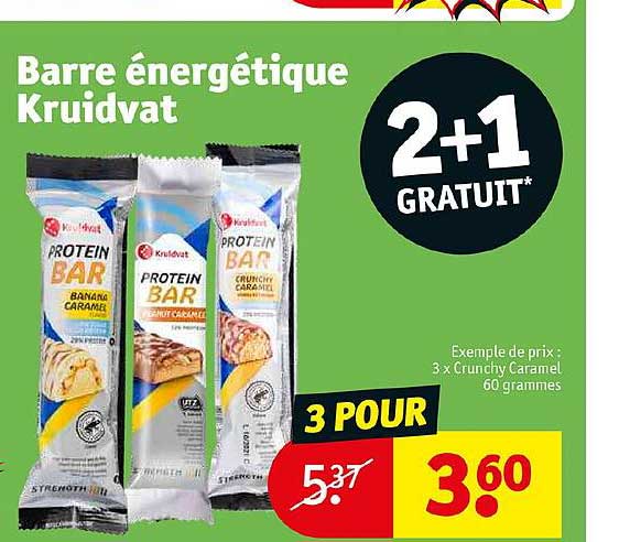 barre énergétique kruidvat
