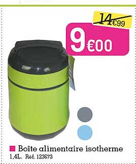 Boîte Alimentaire Isotherme