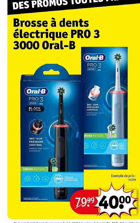 brosse à dents électrique pro 3 3000 oral-b