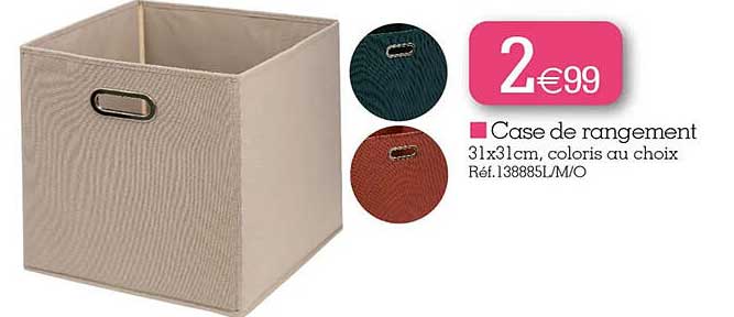 case de rangement