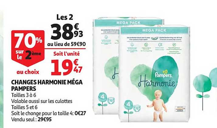 Changes Harmonie Méga Pampers
