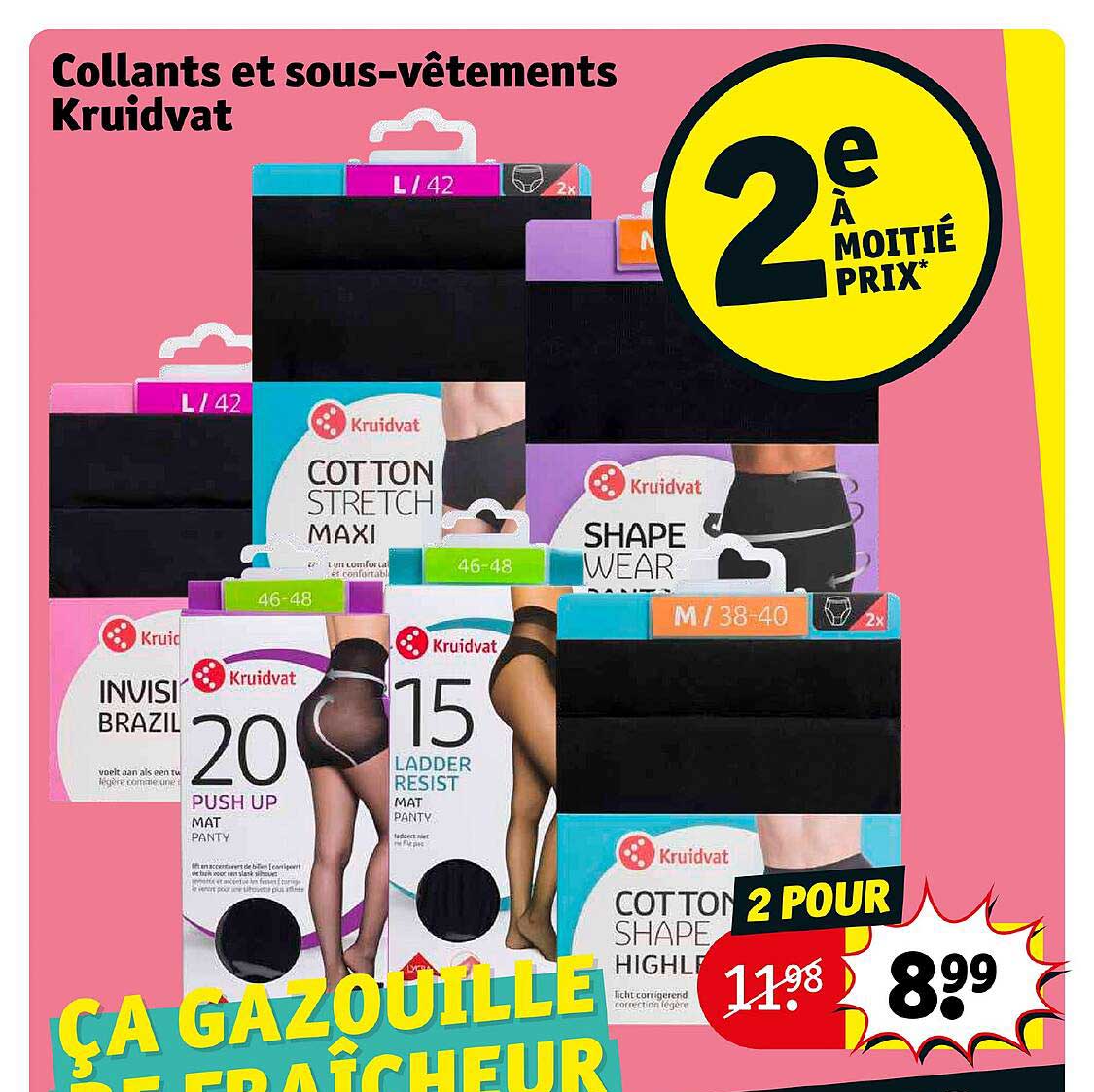 collants et sous-vêtements kruidvat