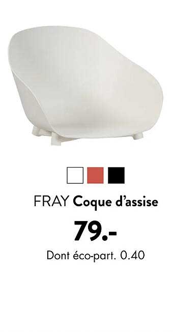 coque d'assise fray
