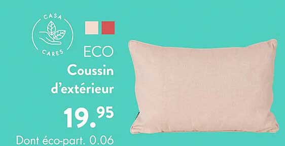 coussin d'extérieur eco