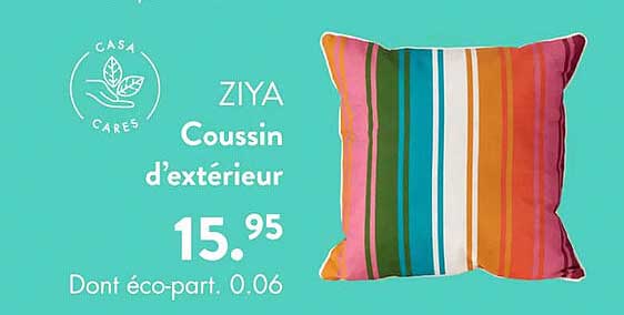 coussin d'extérieur ziya