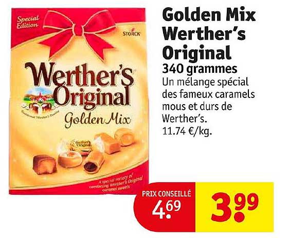 golden mix werther's original