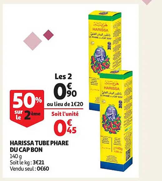 harissa tube phare du cap bon