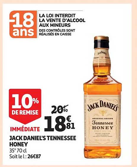 jack daniel's tennessee honey