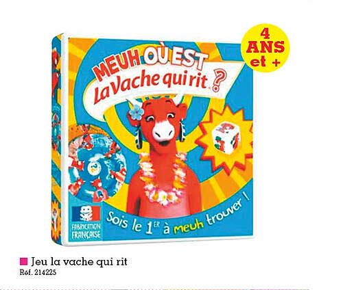 jeu la vache qui rit