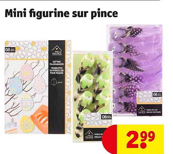 Mini Figurine Sur Pince Villa Volance