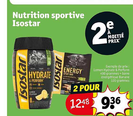 nutrition sportive isostar
