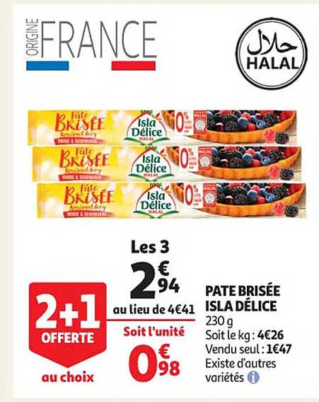 Pâte Brisée Isla Délice