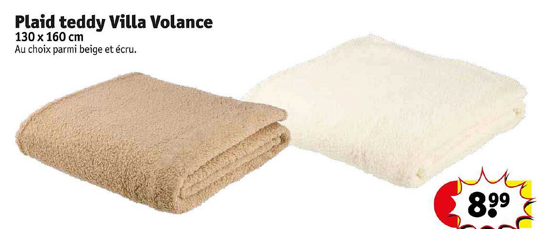 Plaid Teddy Villa Volance