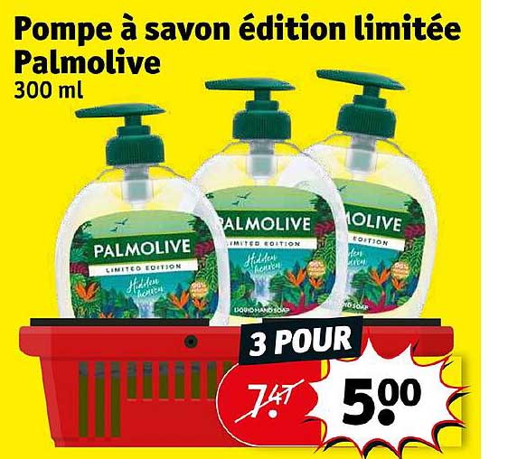 Pompe à Savon édition Limitée Palmolive