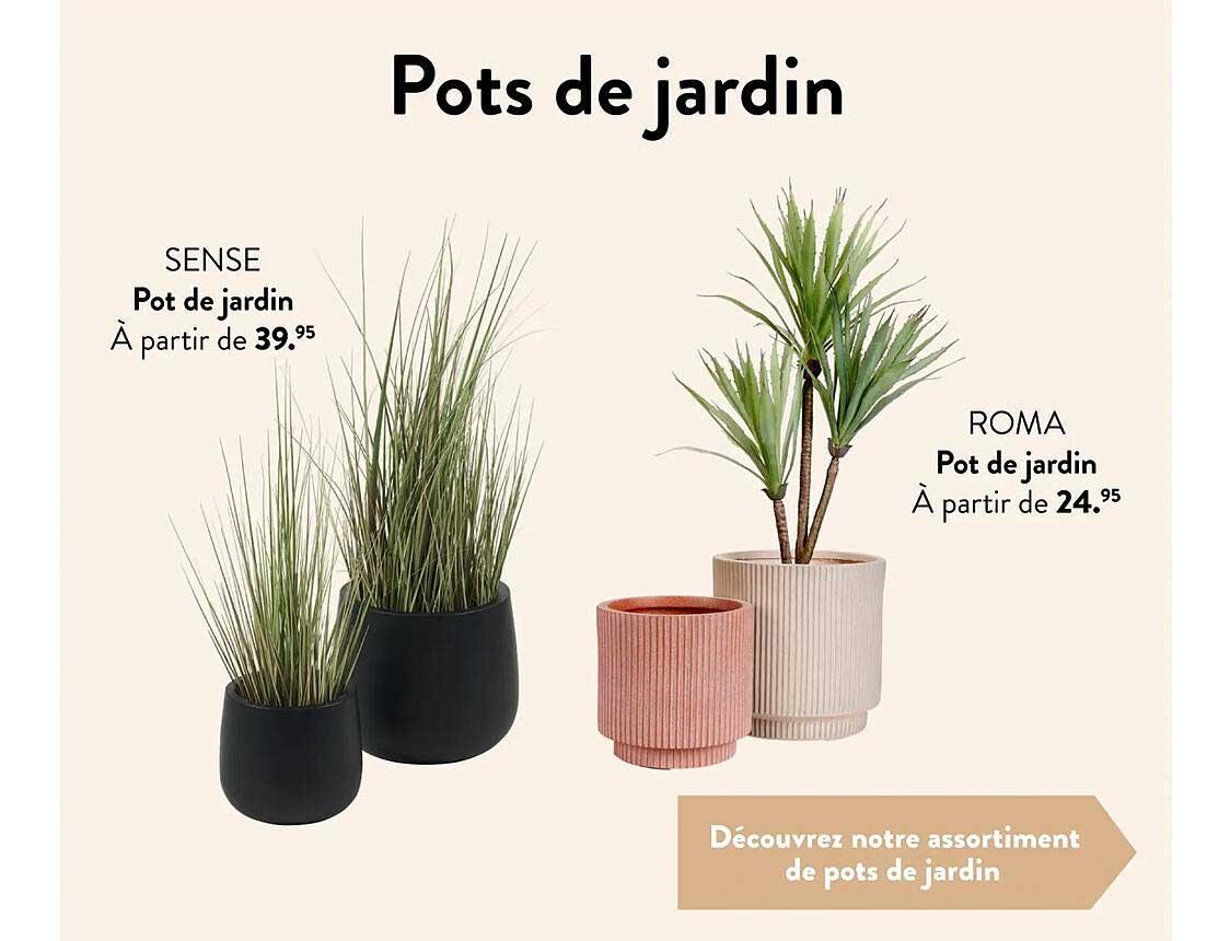 pot de jardin sense, pot de jardin roma