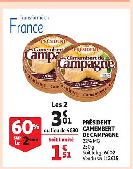 Président Camembert De Campagne